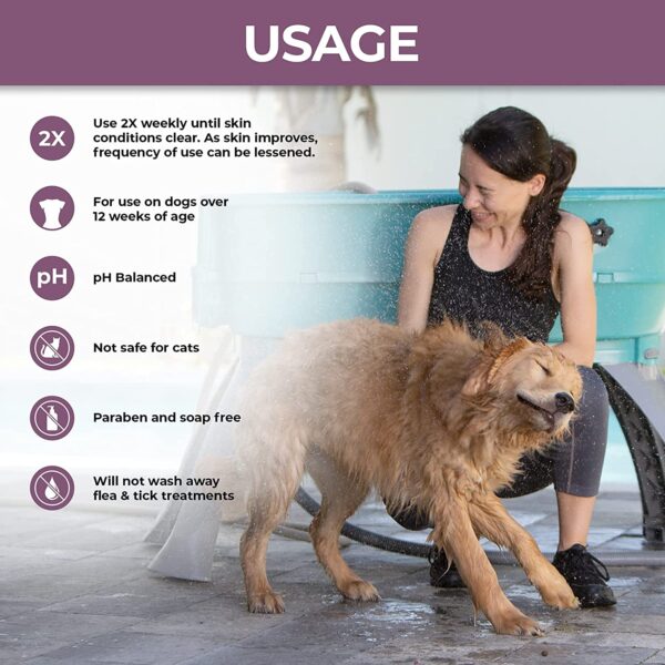 Formula Antiparasitic & Antiseborrheic Medicated Dog Shampoo usage